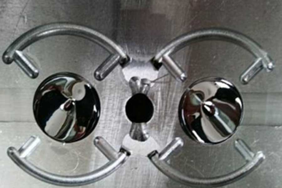 Mold application nickel-tungsten alloy electroplating process